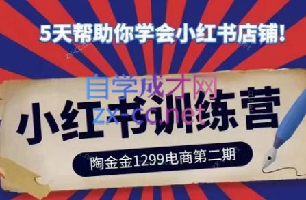 陶金金·小红书训练营(第二期)-搞钱利器
