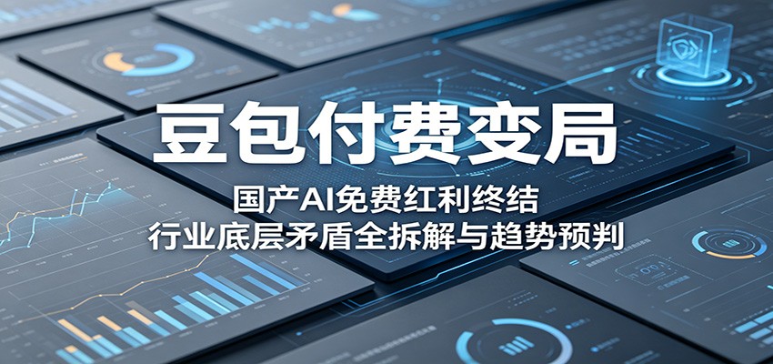 豆包付费变局：国产AI免费红利终结，行业底层矛盾全拆解与趋势预判-搞钱利器