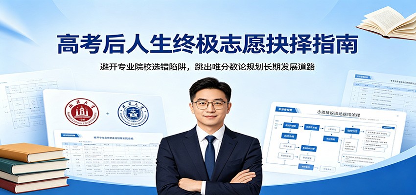 高考后人生终极志愿抉择指南：避开专业院校选错陷阱，跳出唯分数论规划长期发展道路-搞钱利器