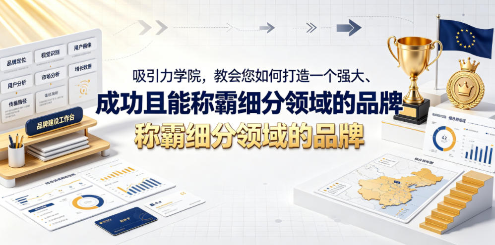 吸引力学院，教会您如何打造一个强大、成功且能称霸细分领域的品牌！【原创双语字幕】-搞钱利器
