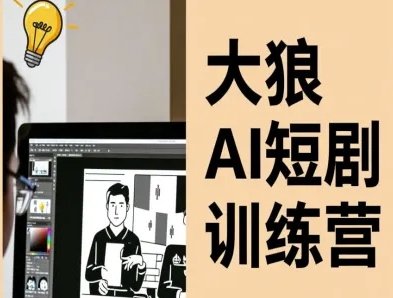 大狼AI短剧训练营-短剧课程(更新中)-搞钱利器