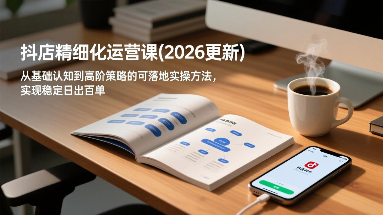 抖店精细化运营课(更新5月-搞钱利器
